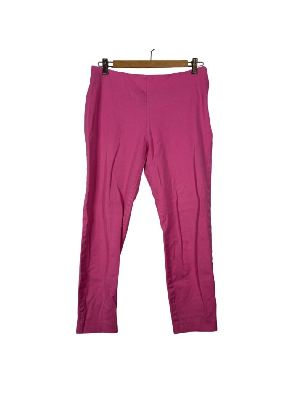 A New Day 10 Pink Ankle Length Stretch Pants Side Zip Minimalist Neutral